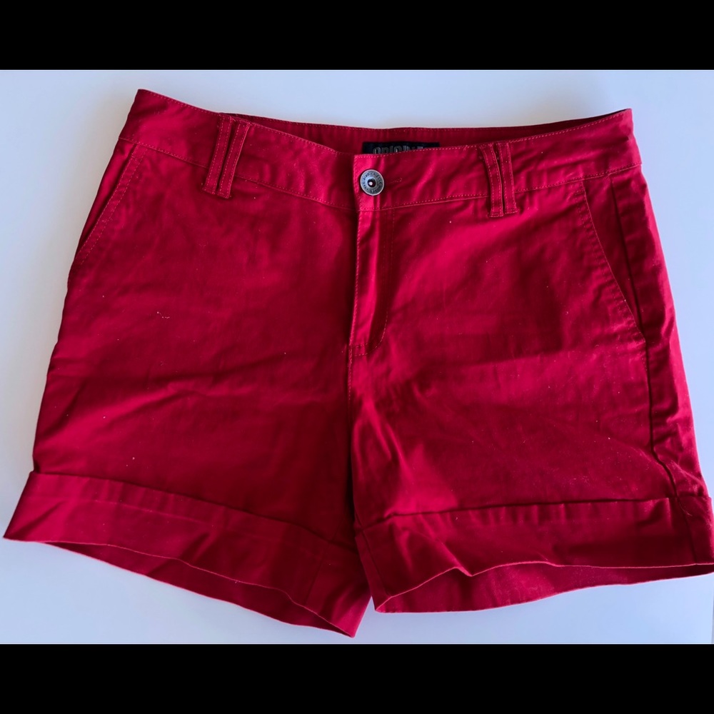 Nicole Miller Red Summer Shorts